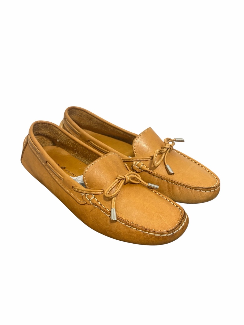 Mercanti Fiorentini Women’s Tan Leather Driving Moccasins- Size 6.5
